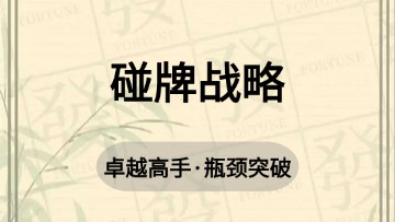 高手-28.碰牌战略