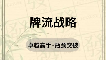 高手-29.牌流战略